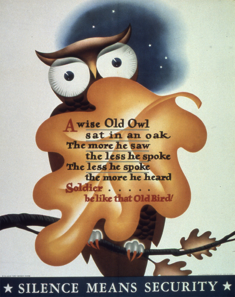 Illustration for article titled The Best Operations Security Propaganda Posters From World War II